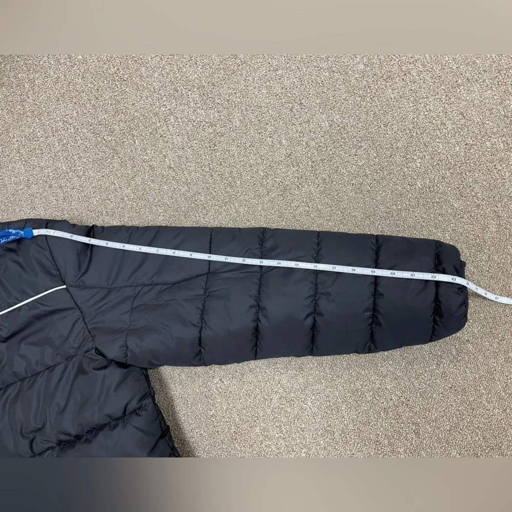 Swiss Tech: Boys Black Puffer Quilted Winter Coat, Size XXL (18)